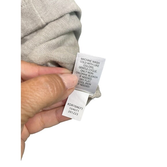 Pure Jill  Cowl Neck Dress Women’s Size‎ M Long Sleeve Pockets Beige Sweater - Picture 6 of 9